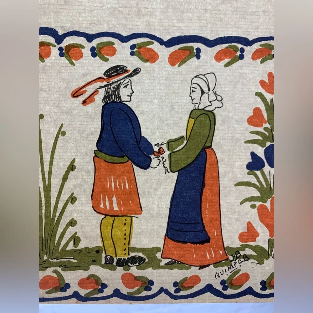 Vintage Henroit Quimper Greeting Cards Lot Of 100
